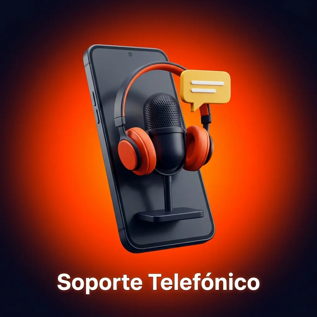 Agente de soporte telefónico de Betano atendiendo consultas urgentes de usuarios en español